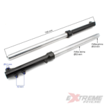 AMORTYZATORY PRZÓD CROSS 125CC KPL 17/14