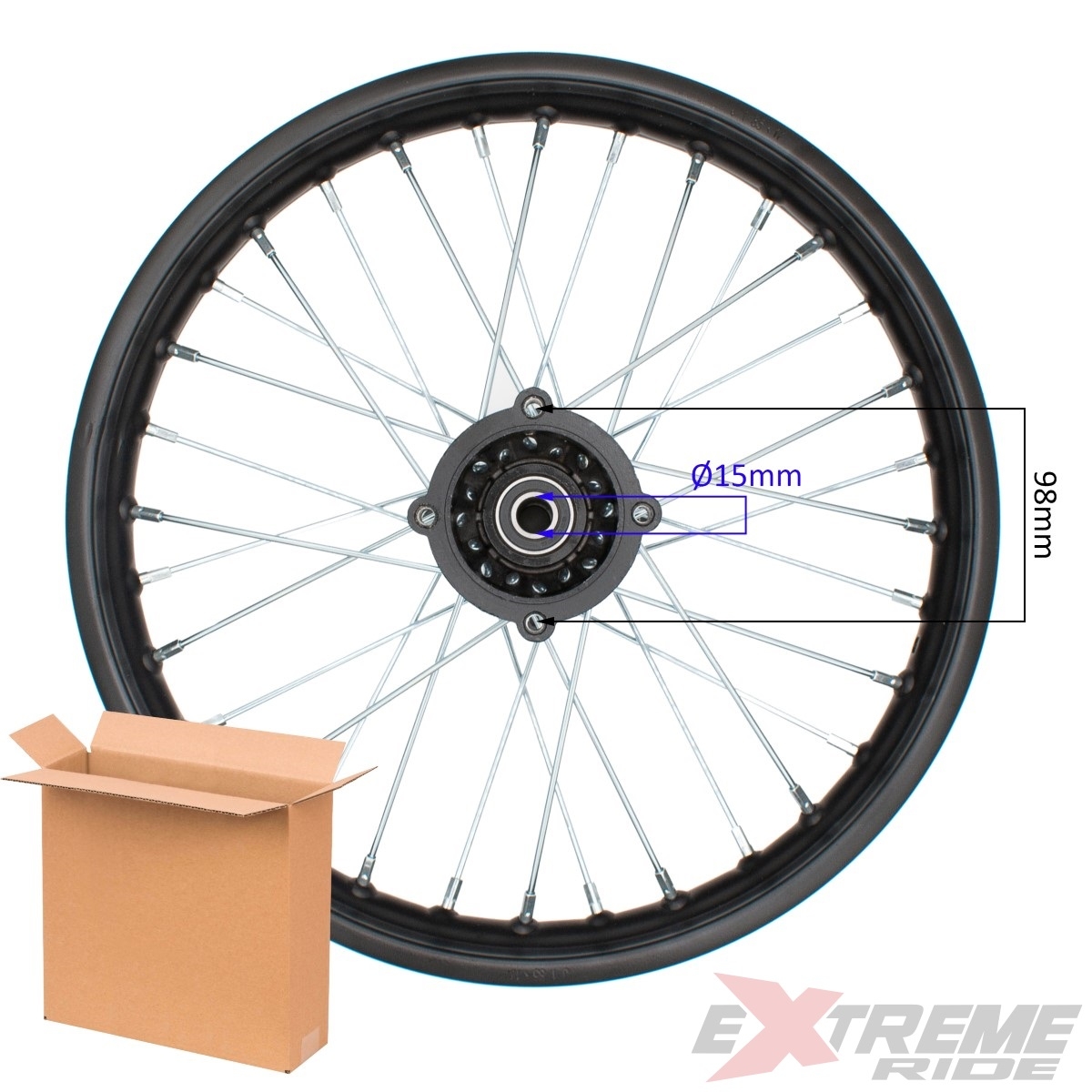 wp-image11547.png FELGA 16" TYŁ 1,85 CROSS 125CC CZARNA 15FI - obrazek 1