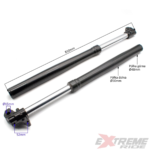 AMORTYZATORY PRZÓD CROSS 250CC CZARNE KPL P+ L