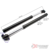 AMORTYZATORY PRZÓD CROSS 150CC KPL CZARNE