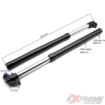 AMORTYZATORY PRZÓD CROSS 150CC KPL CZARNE