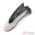 BŁOTNIK PRZÓD CROSS 125CC CZARNY CZERWONA OKLEINA