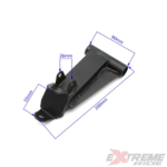 WAHACZ PRZÓD PRAWY MINI ATV QUAD 50CC CZARNY