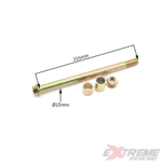 OŚ KOŁA PRZÓD CROSS 125CC 15 FI 215MM + TULEJE