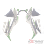 NAKLEJKI ZIELONE CROSS 250CC KPL