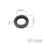 USZCZELNIACZ OLEJOWY QUAD ATV 125CC 20X32X7