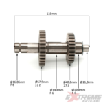 WAŁEK ZDAWCZY SKRZYNI BIEGÓW QUAD ATV 110CC