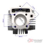 CYLINDER QUAD ATV 4T 125CC 54MM KPL SWORZEŃ 14MM