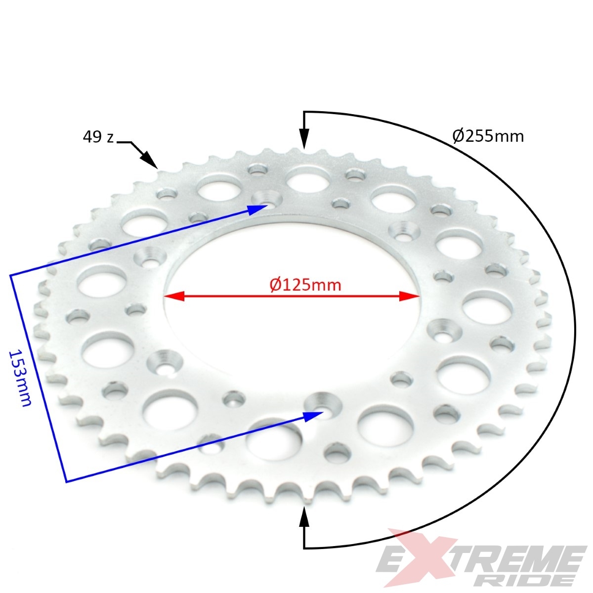 wp-image13181.png ZĘBATKA TYŁ 520 CROSS 250CC 49Z - obrazek 1