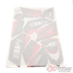 NAKLEJKI NA POJAZD QUAD MINI E-ATVCZERWONE