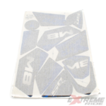 ZESTAW NAKLEJEK NA POJAZD QUAD MINI ATV 50CC NIEBIESKIE