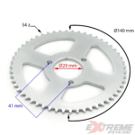 ZĘBATKA TYŁ T8F QUAD MINI ATV 54Z