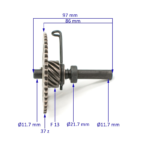 KOŁO PÓŁKSIĘŻYC ROZRUSZNIKA QUAD ATV 200CC