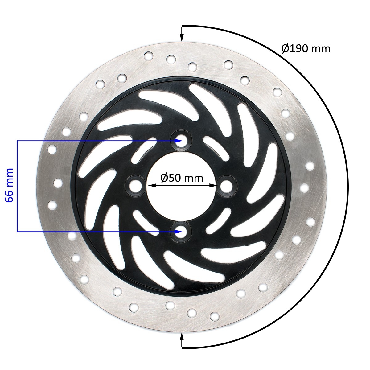 wp-image14633.png TARCZA HAMULCOWA TYŁ QUAD ATV 200CC 19CM - obrazek 1