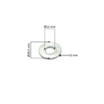 TULEJA WAHACZA TYŁ CROSS 125CC 12,5X28,5X2,5