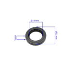 USZCZELNIACZ QUAD ATV 250CC 14X22X5