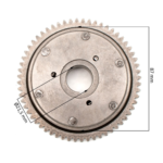 SPRZĘGŁO JEDNOKIERUNKOWE QUAD ATV 250CC + ZĘBATKA