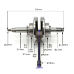 WAŁ KORBOWY QUAD ATV 125CC