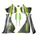 ZESTAW NAKLEJEK NA POJAZD QUAD ATV 200CC LIMONKA