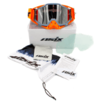 GOGLE ASIX AS1 SZAR-POMAR MAT LUSTRO SREBRNE