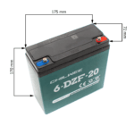 AKUMULATOR QUAD E-ATV 12V 20AH