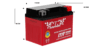 AKUMULATOR ŻELOWY 12V WTX4L-BS - obrazek 3