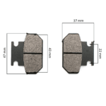 KLOCKI HAMULCOWE TYŁ QUAD ATV 125CC