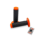 MANETKI GUMY GRIPY CROSS 300CC CZARNO-POMARAŃCZOWE BOOST PARTS