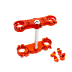 PÓŁKA GÓRNA + DOLNA KIEROWNICY CROSS 300CC 54/60MM + MOCOWANIE KIEROWNICY KPL CNC BOOST PARTS