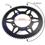 ZĘBATKA TYŁ 219H MINI CROSS ELEKTRYK 76Z