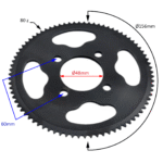 ZĘBATKA TYŁ 25H QUAD MINI E-ATV 80Z