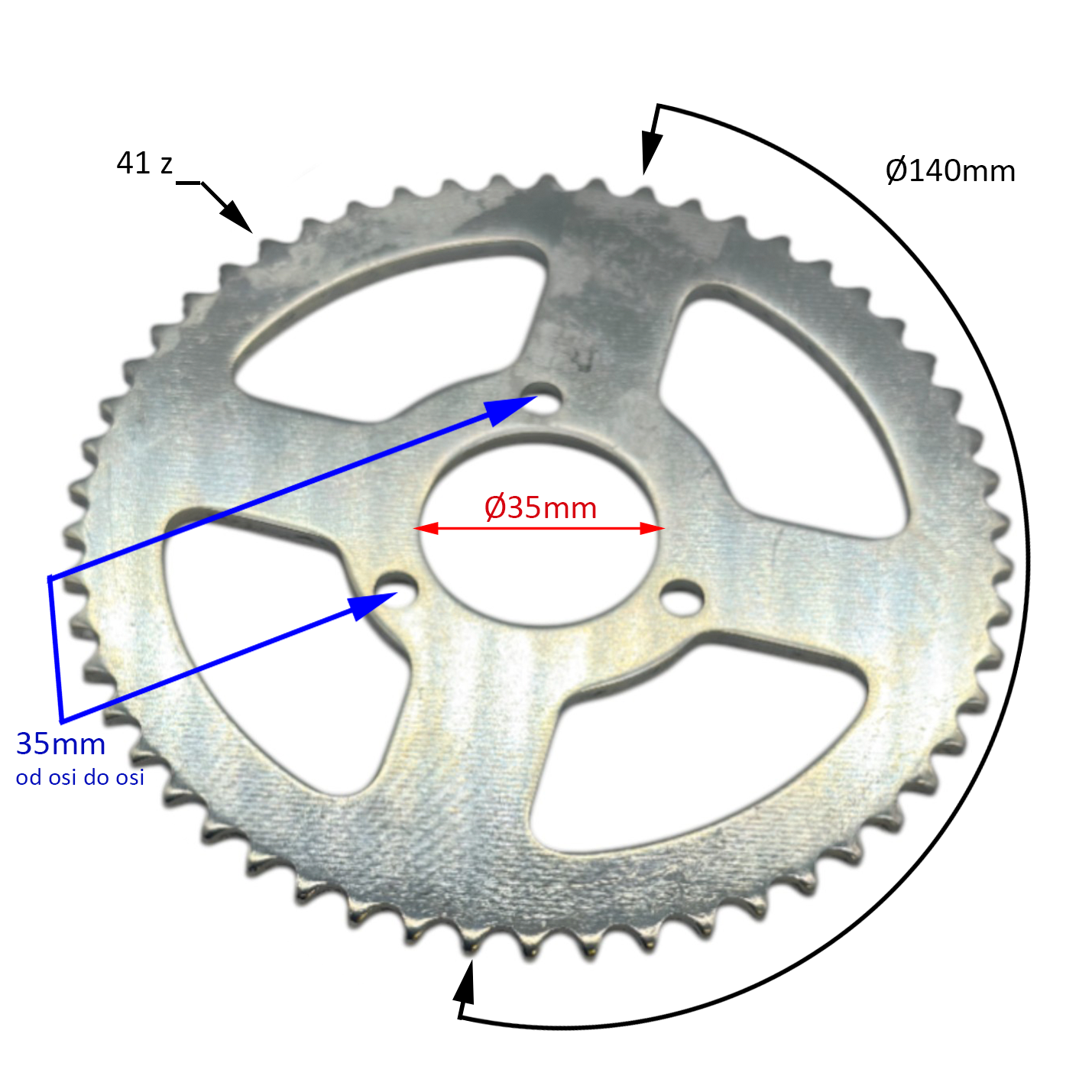 wp-image21406.png ZĘBATKA TYŁ T8F MINI CROSS 50CC 54T - obrazek 1