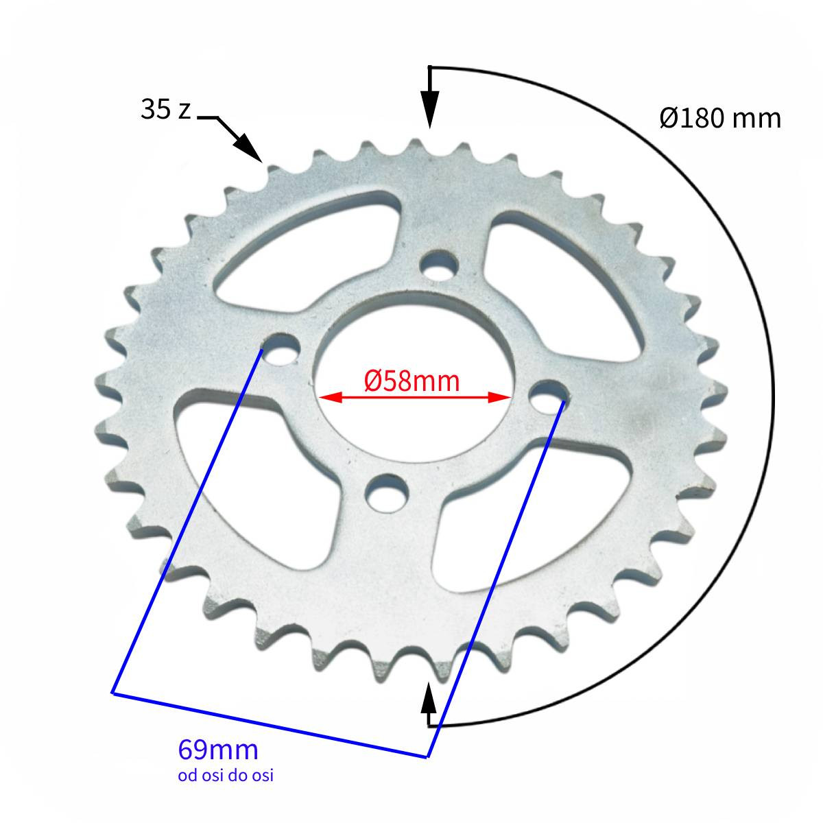 wp-image21430.png ZĘBATKA TYŁ BUGGY 200CC 530 35Z - obrazek 1