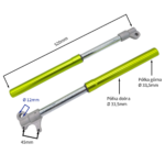 AMORTYZATORY PRZÓD POCKET MINI CROSS LIMONKOWE