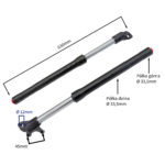 AMORTYZATORY PRZÓD OLEJ MINI CROSS 50CC KPL