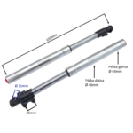 AMORTYZATORY PRZÓD P+L CROSS KPL 65,5CM