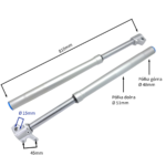 AMORTYZATORY PRZÓD CROSS 125CC KPL DŁ 81CM