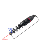 AMORTYZATOR TYŁ SKUTER MOTOROWER 2000W 28CM FI10