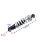 AMORTYZATOR TYŁ MINI CROSS 60CC 22,5CM FI10