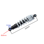 AMORTYZATOR TYŁ POCKET QUAD MINI E-ATV BIAŁY