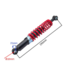 AMORTYZATOR PRZÓD QUAD ATV 110CC CZERWONY 29CM 10FI