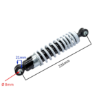 AMORTYZATOR PRZÓD QUAD MINI E-ATV 1000W 235MM 8FI
