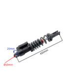 AMORTYZATOR TYŁ CROSS 250CC 45CM CZARNY