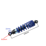 AMORTYZATOR TYŁ QUAD ATV 110CC NIEBIESKI 24,5CM