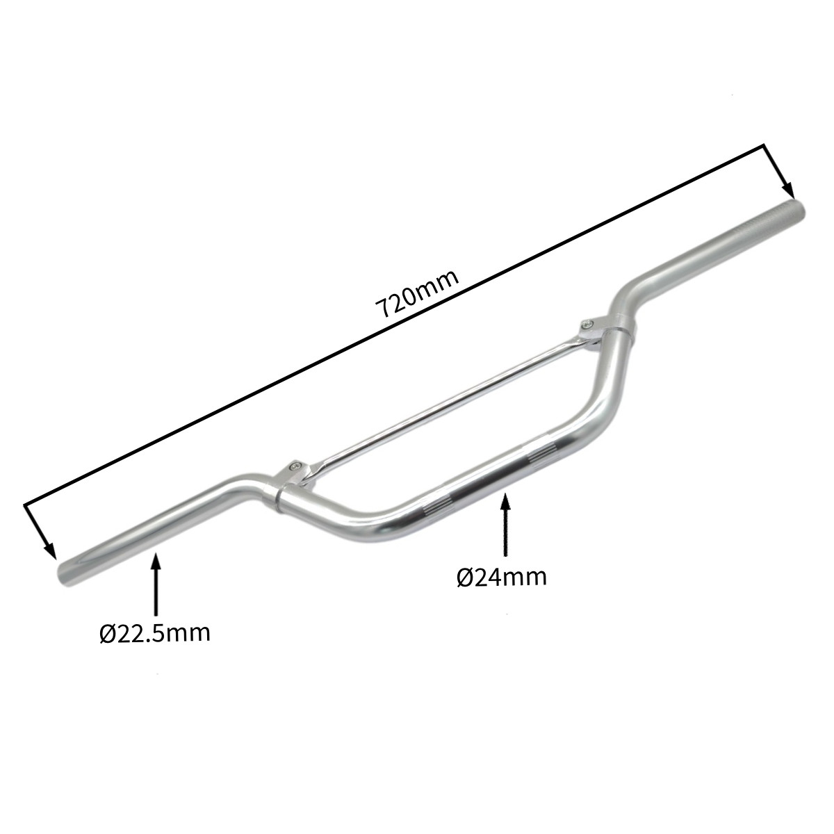 wp-image22385.png KIEROWNICA QUAD ATV 110CC ALU SREBRNA + ROZPÓRKA 72CM - obrazek 1