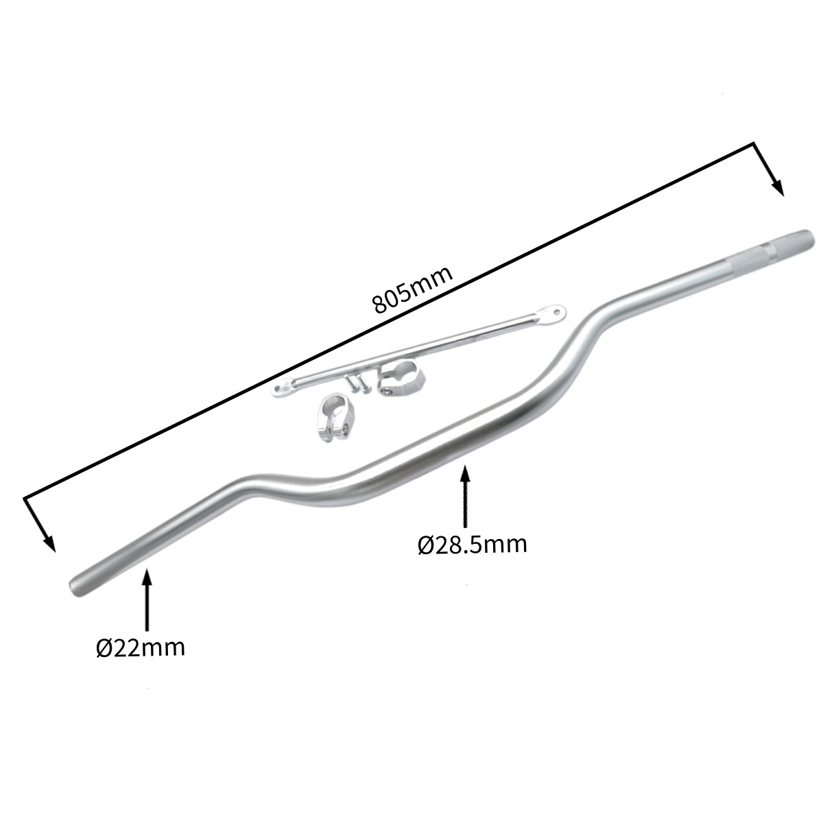 wp-image22556.png KIEROWNICA CROSS 250CC SREBRNA + ROZPÓRKA - obrazek 1