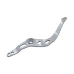 DŹWIGNIA HAMULCA NOŻNEGO TYŁ CROSS 125CC SREBRNA