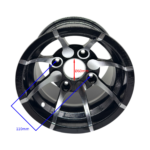FELGA 10" TYŁ QUAD ATV 250CC ALU