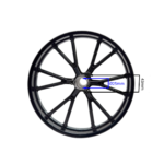 FELGA 10" PRZÓD MINI CROSS 50CC CZARNA