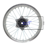 FELGA 18" TYŁ 2,15 CROSS 300CC FI25 ALU